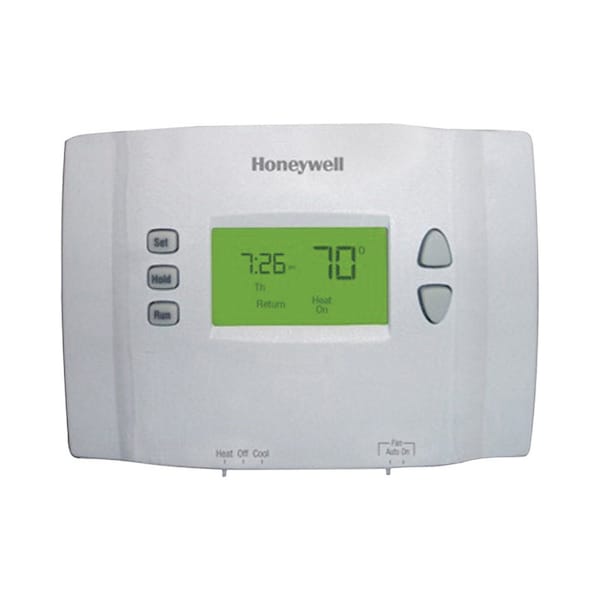 B & K Honeywell Home Heating and Cooling Push Buttons Programmable Thermostat RTH2300B1038/E1 - main
